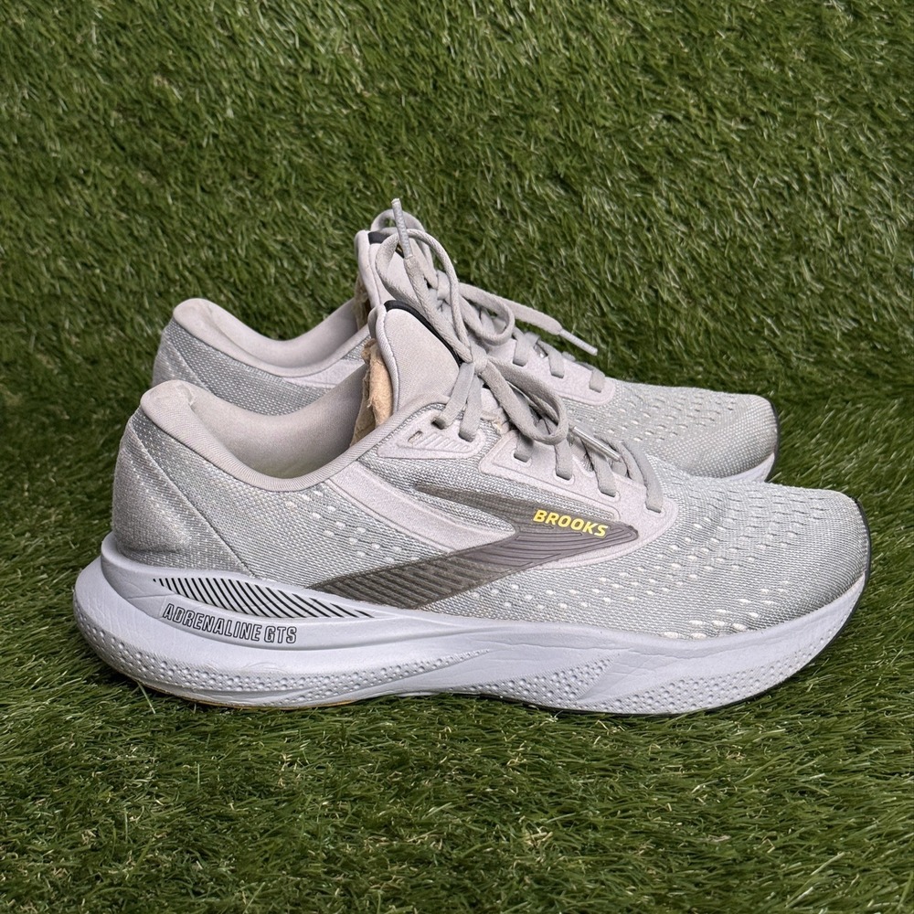 Brooks Adrenaline GTS 24 Alloy White Gold 1104371D084 Mens Size 8.5 D Sneaker
